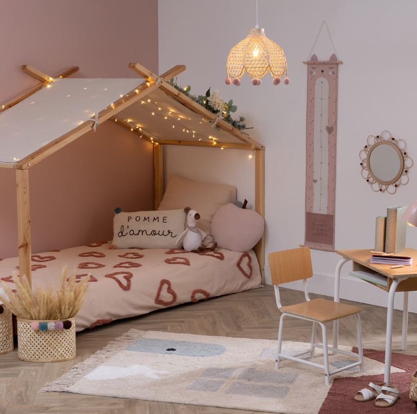 Lampă suspendată pentru copii Atmosphera La campagne, Bambus, 130 cm