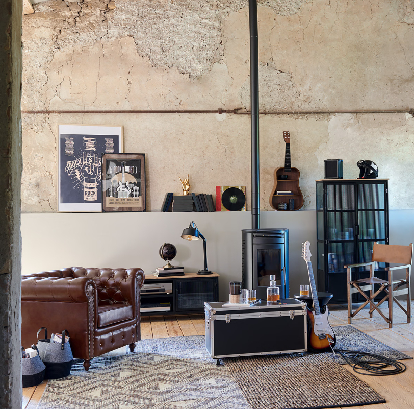 Fotoliu Atmosphera Chester, piele, maro