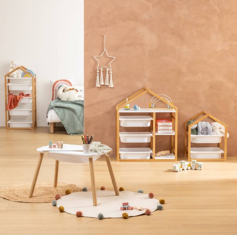 Raft de depozitare pentru copii Atmosphera Bako, 43x30x55 cm, MDF