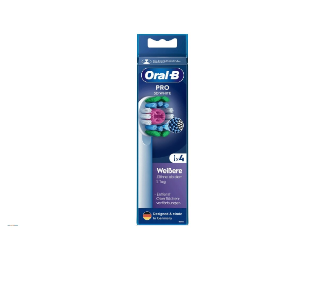 Cap de periuță de dinți electrică Oral-B 3D White Pro 860960, 4 buc.