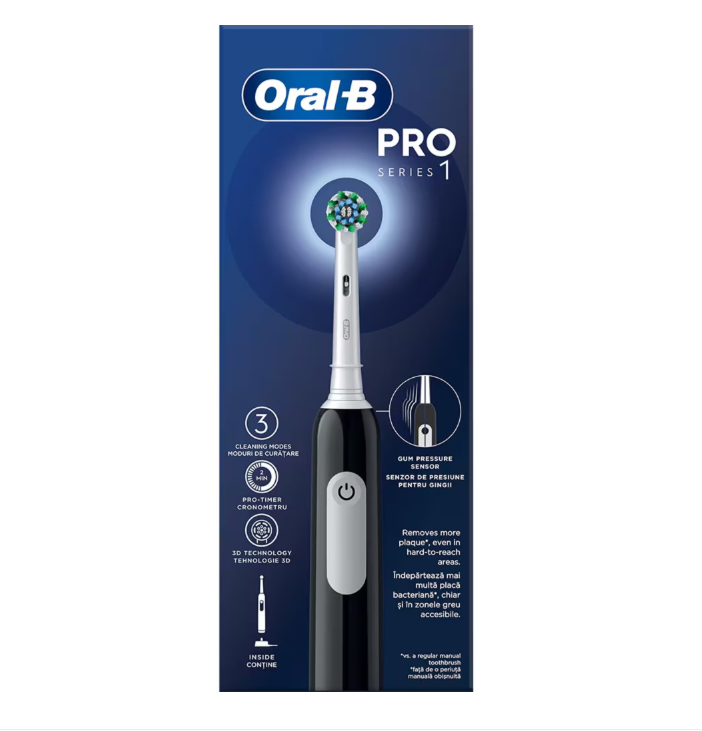 Periuță de dinți electrică Oral-B Pro Series 1 012935, Neagră