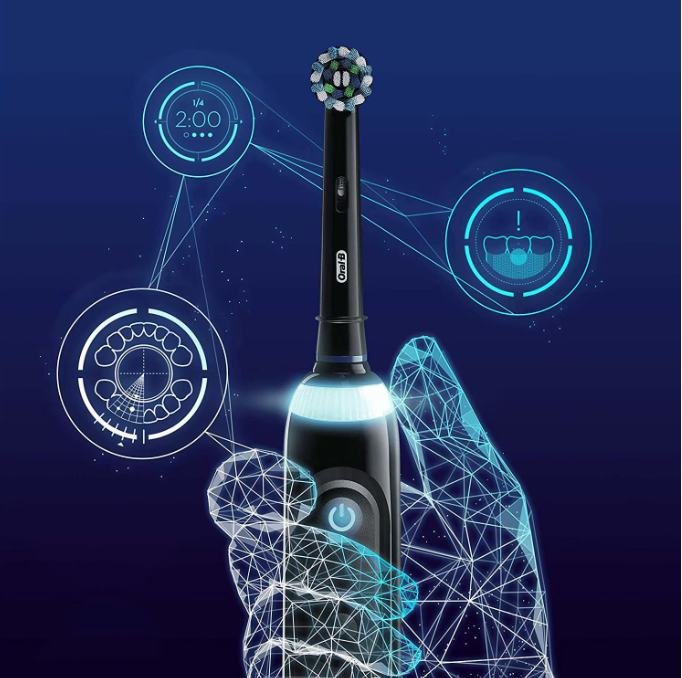 Periuță de dinți electrică Oral-B Genius X, neagră