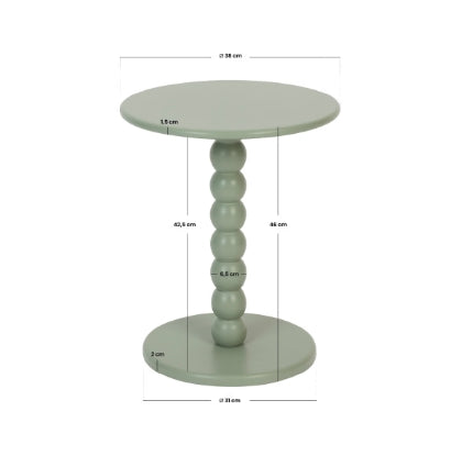 Măsuță laterală Atmosphera Chamlo, Ø38 cm