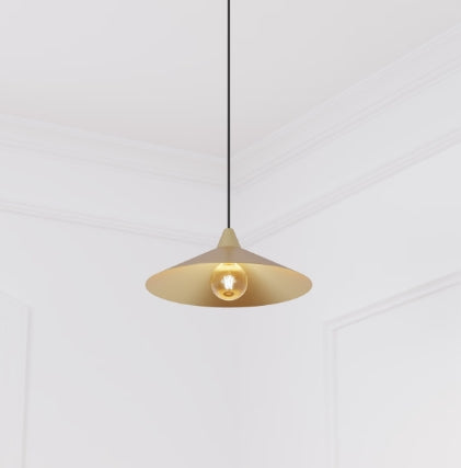 Lampă suspendată Atmosphera Rosie, 38 cm, metal auriu