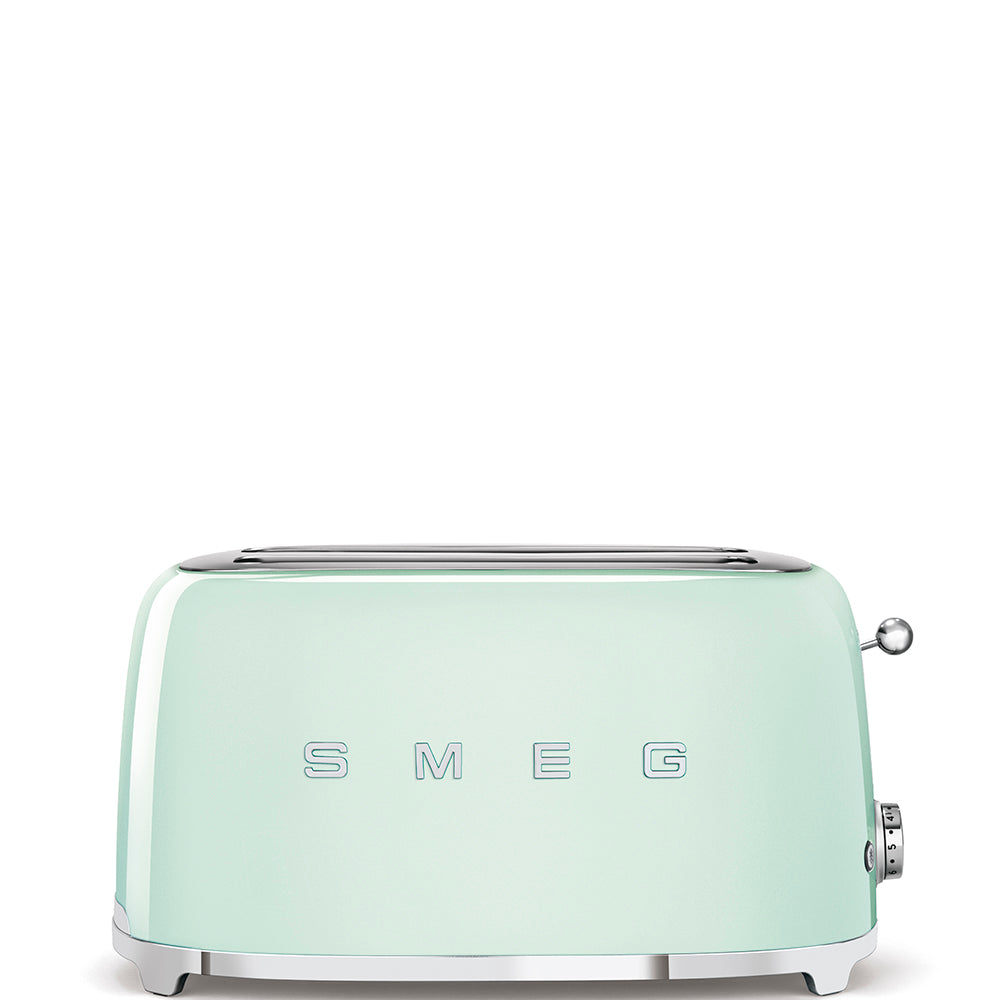 Prăjitor de pâine SMEG TSF02PGEU, 1500W 2 felii, 6 niveluri de prăjire/ Verde pastel