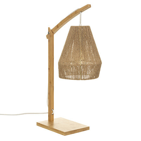 Lampă de masă Atmosphera Palm Cocktail, 55 cm, Bambus
