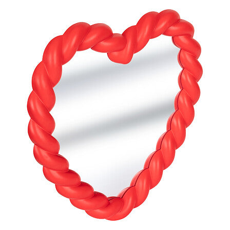 Oglindă decorativă de perete Heart Twist, 33cm