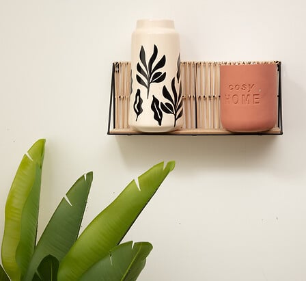 Raft de perete Atmosphere Sofia, Metal, 48x21 cm