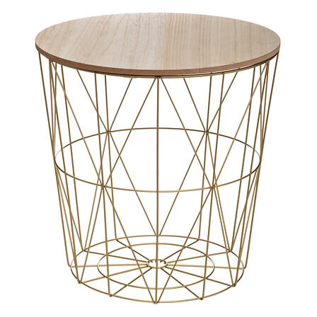 Masă laterală Atmosphera Kumi, Metal, 40 cm