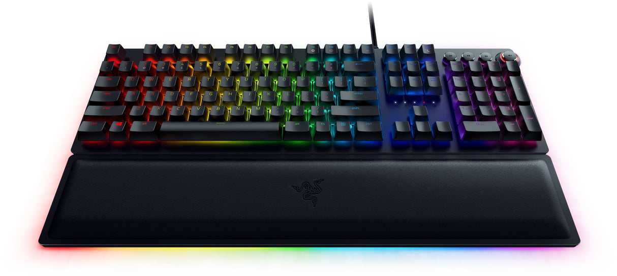Tastatură de gaming Razer Huntsman Elite, switch-uri optice mov