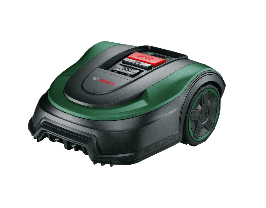 Mașină de tuns iarba robotizată Bosch, Indego S+ 500, 18 V, 500 m2, Verde/Negru