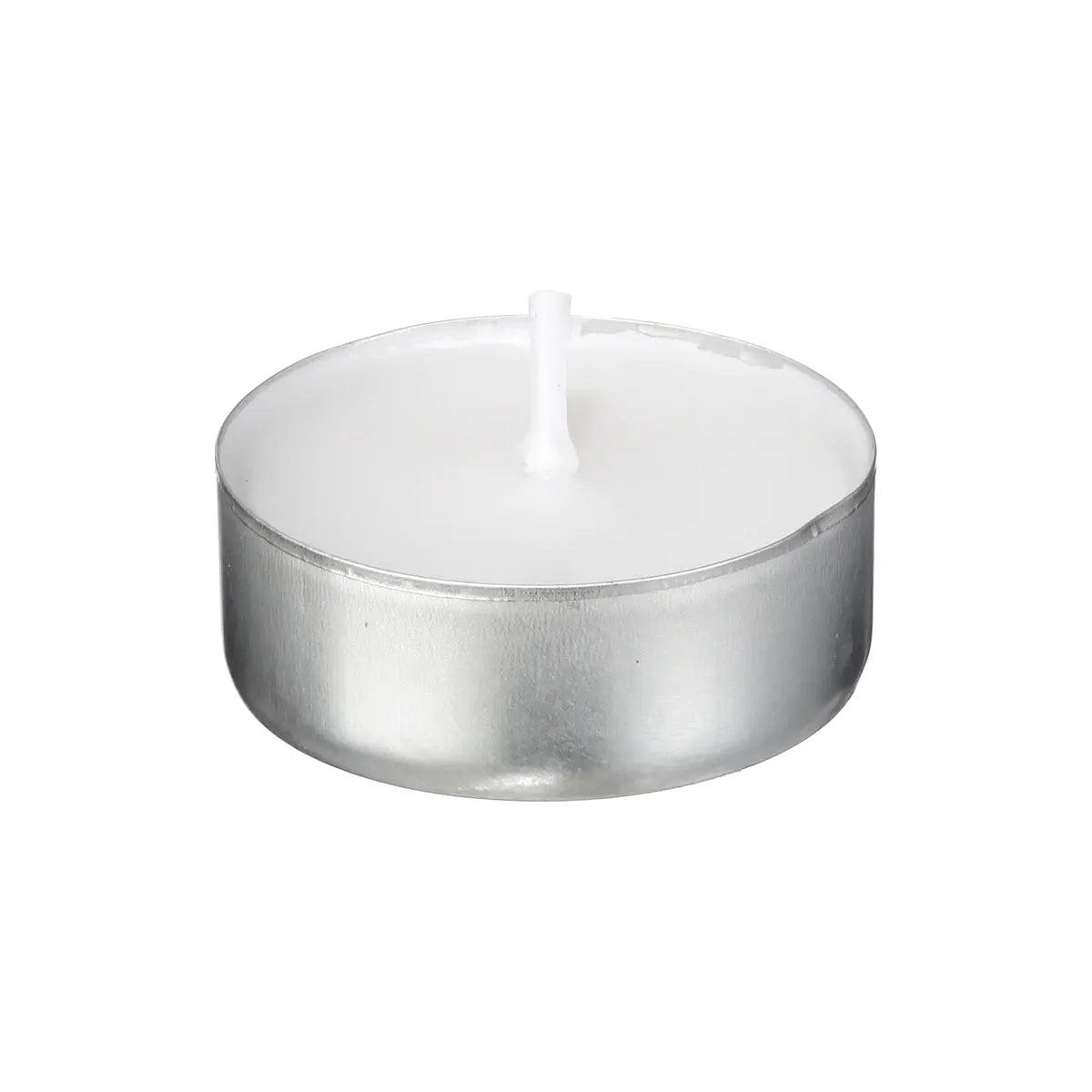 Set de lumânări tip pastilă neparfumate Atmosphera Many, 50 bucăți, alb