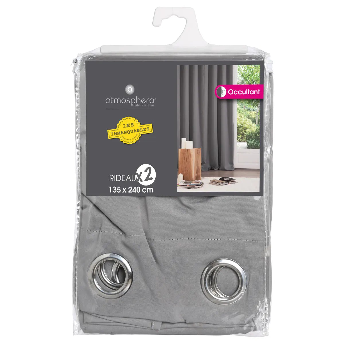 Set de perdele opace Atmosphere, 135x240 cm, 2 buc.