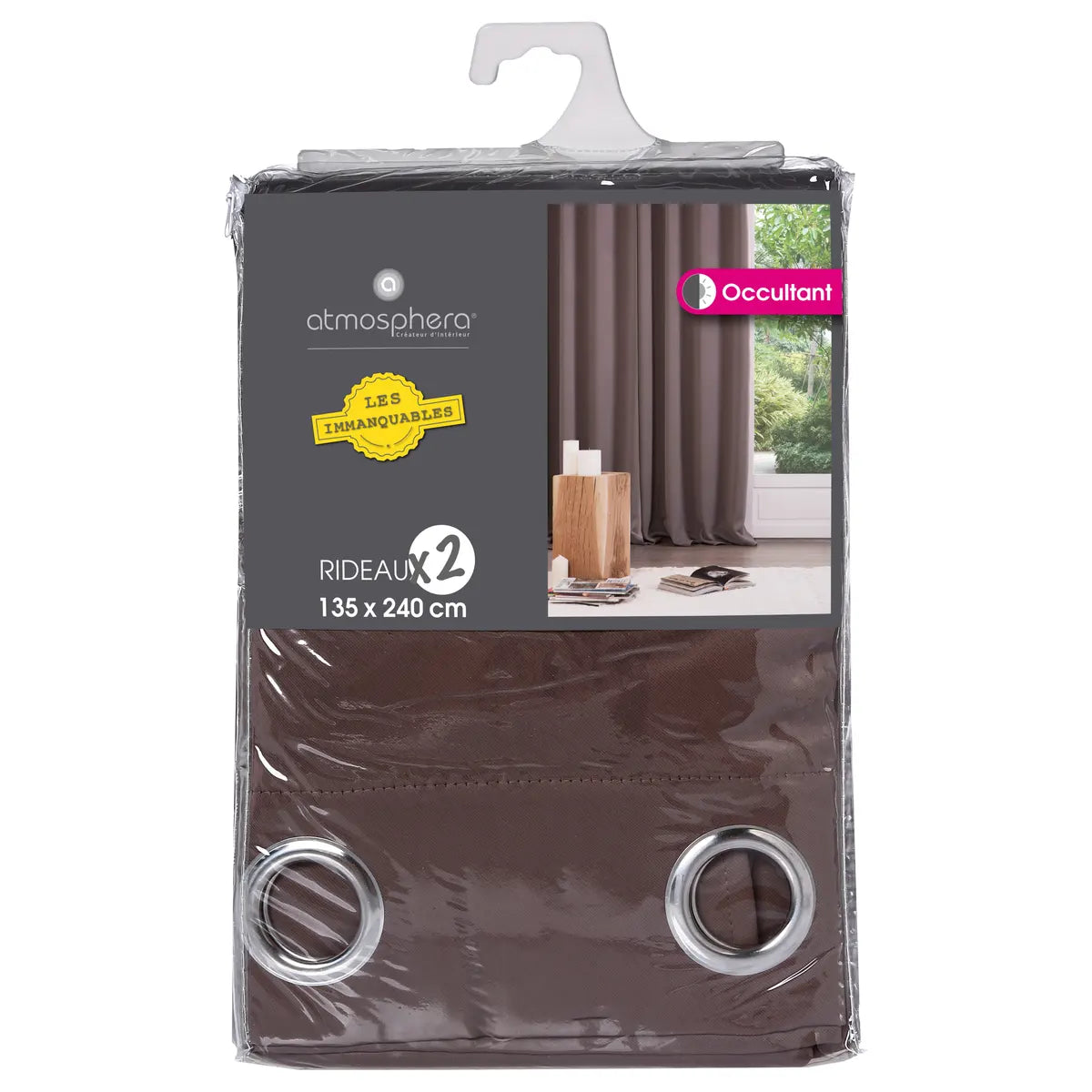 Set de perdele opace Atmosphere, 135x240 cm, 2 buc.