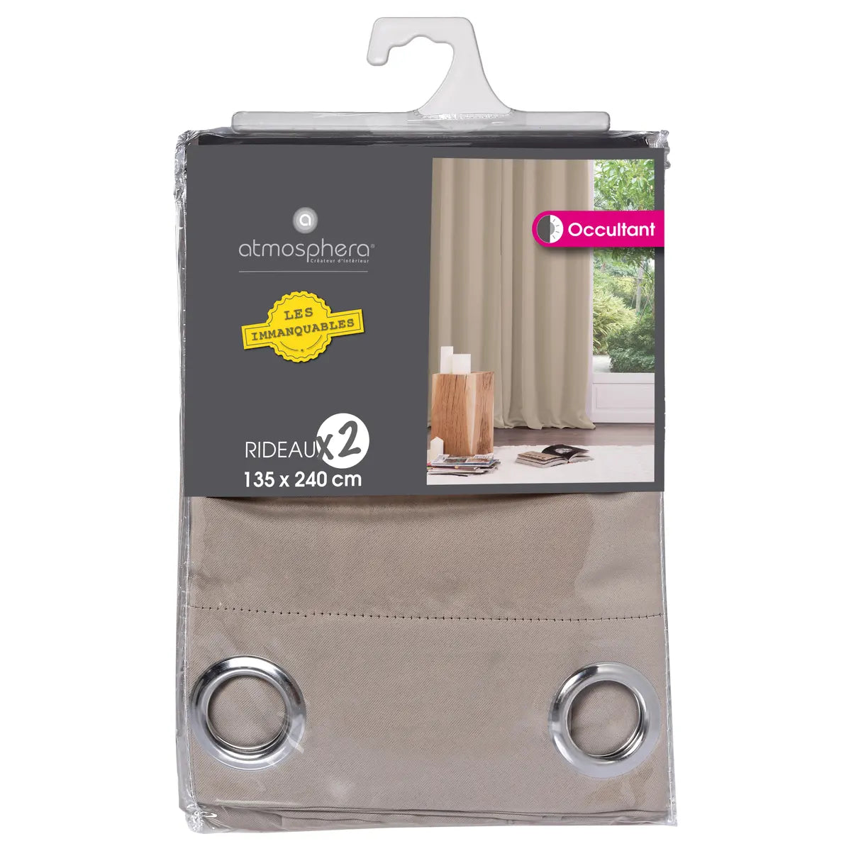 Set de perdele opace Atmosphere, 135x240 cm, 2 buc.