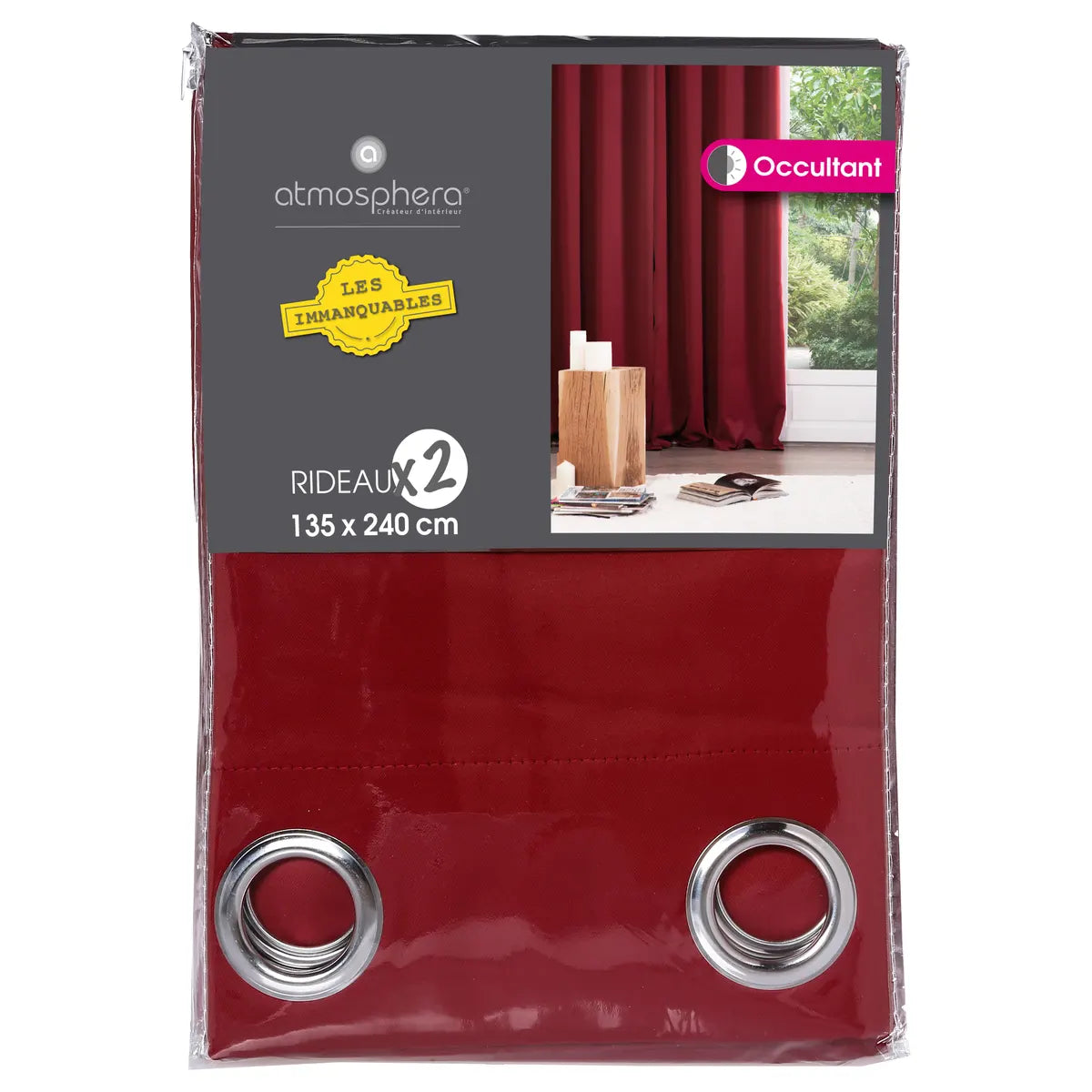 Set de perdele opace Atmosphere, 135x240 cm, 2 buc.