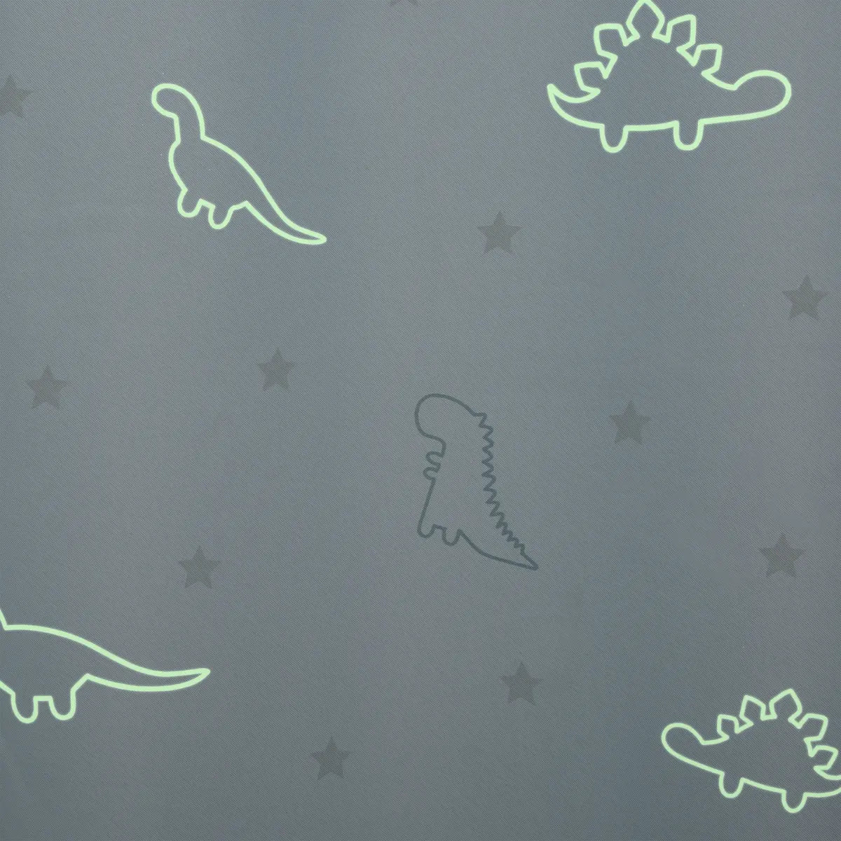 Perdea opacă luminoasă pentru copii Atmosphera Dino Glow, 140x250, Gri