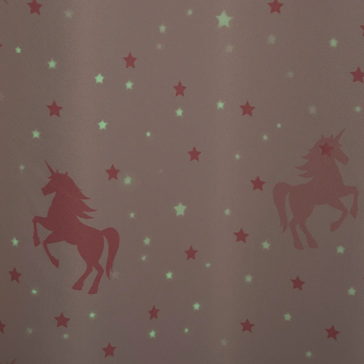 Perdea opacă luminoasă pentru copii Atmosphera Unicorn Glow, 140x250, roz