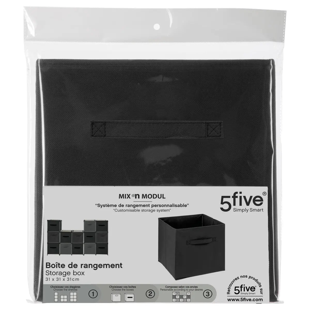 Cutie de depozitare 5five Mix & Modul Entry-level, 31x31 cm