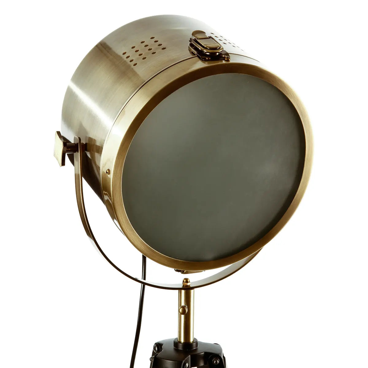 Lampion atmosphera Ebor, Metal și lemn, Bronz, 152 cm