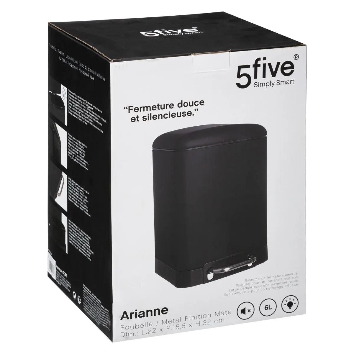 Coș 5five Ariane, Metal, 6 L