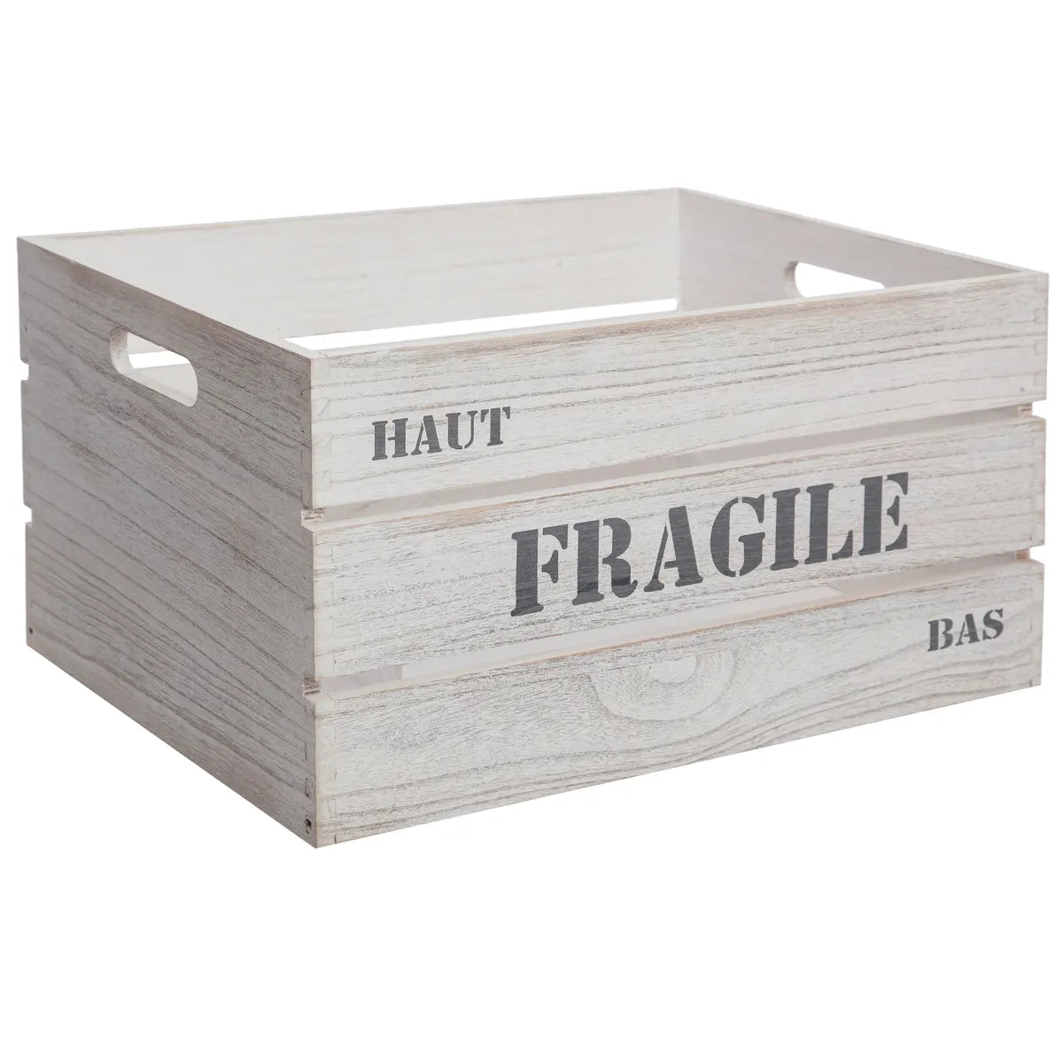 Set de cutii de depozitare Atmosphera Ylias, 6 buc, Alb