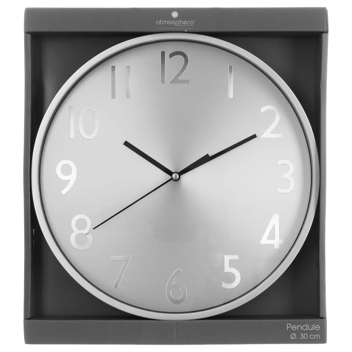 Ceas de perete Atmosphera Anae, Ø30 cm, Plastic și metal