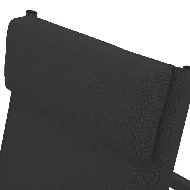 Алуминиев шезлонг с колелца Hesperide Ocala, Антрацит/Графит