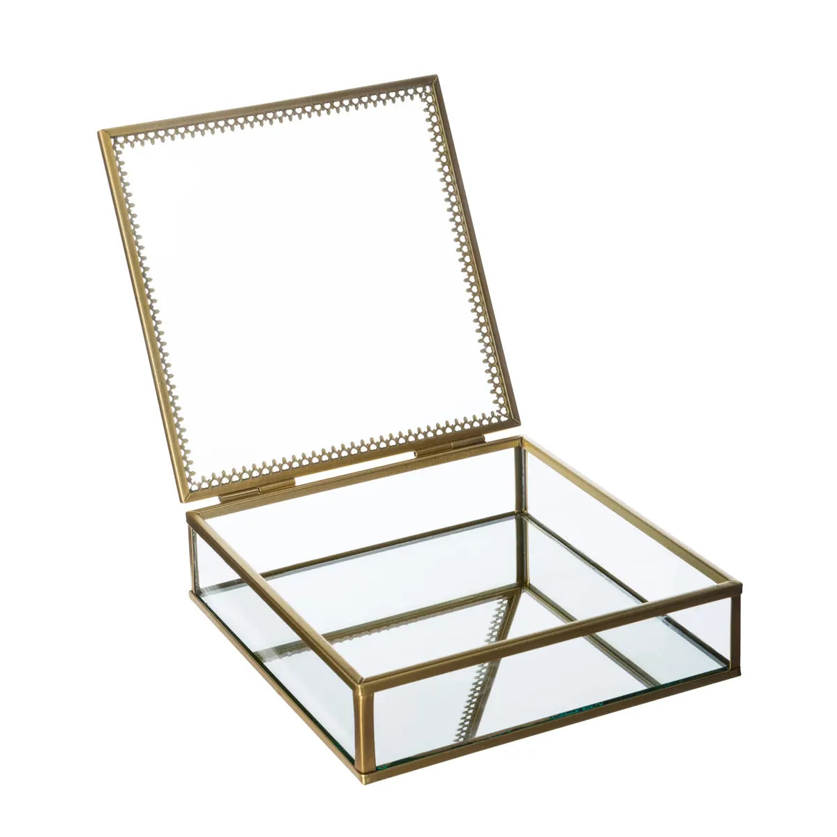 Set de cutii pentru depozitarea bijuteriilor Atmosphera Spirit, 2 buc, sticlă