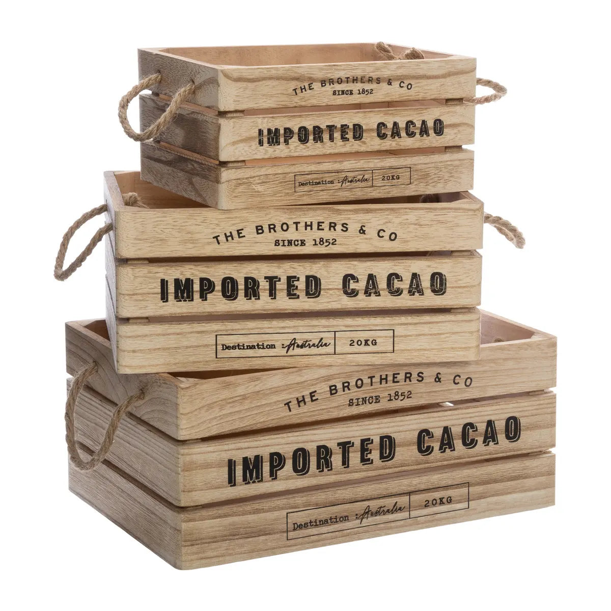 Set cutii depozitare Atmosphera Denys, 23/29/35 cm