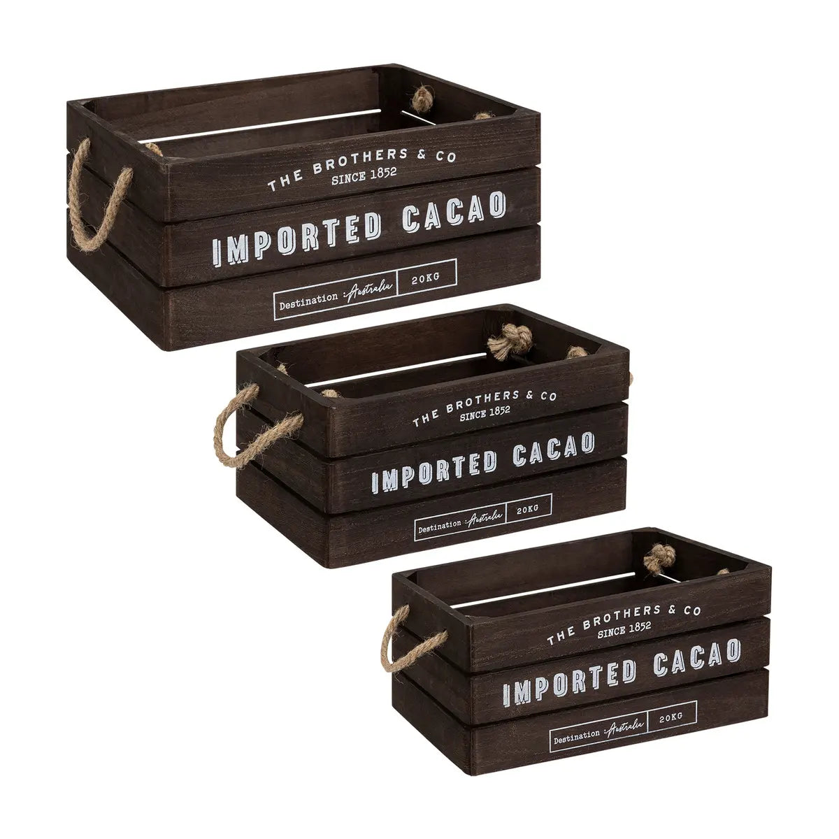 Set cutii depozitare Atmosphera Denys, 23/29/35 cm