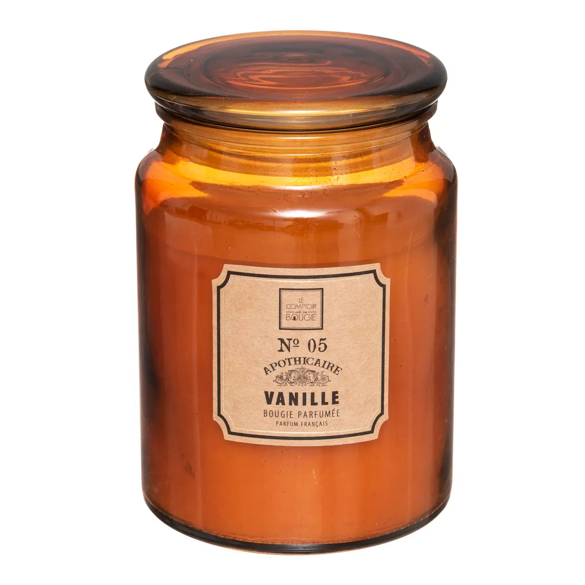 Lumânare parfumată Atmosphera Apothicaire, asortate, sticlă cu capac, 510 g