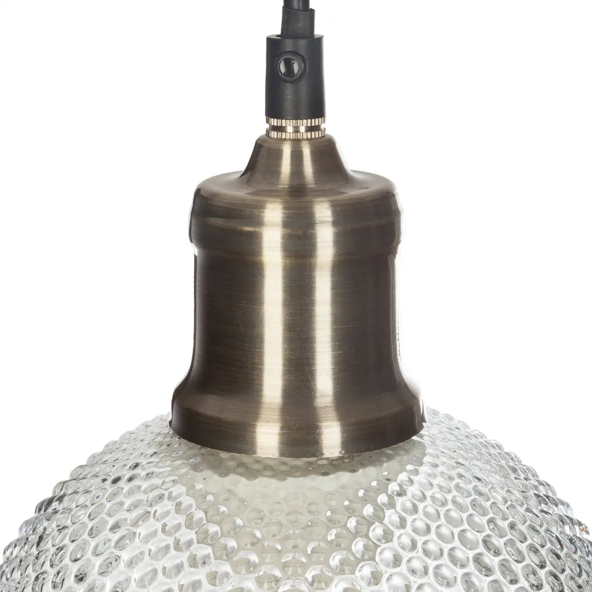 Lampă suspendată Atmosphera Kat, 15 cm, sticlă