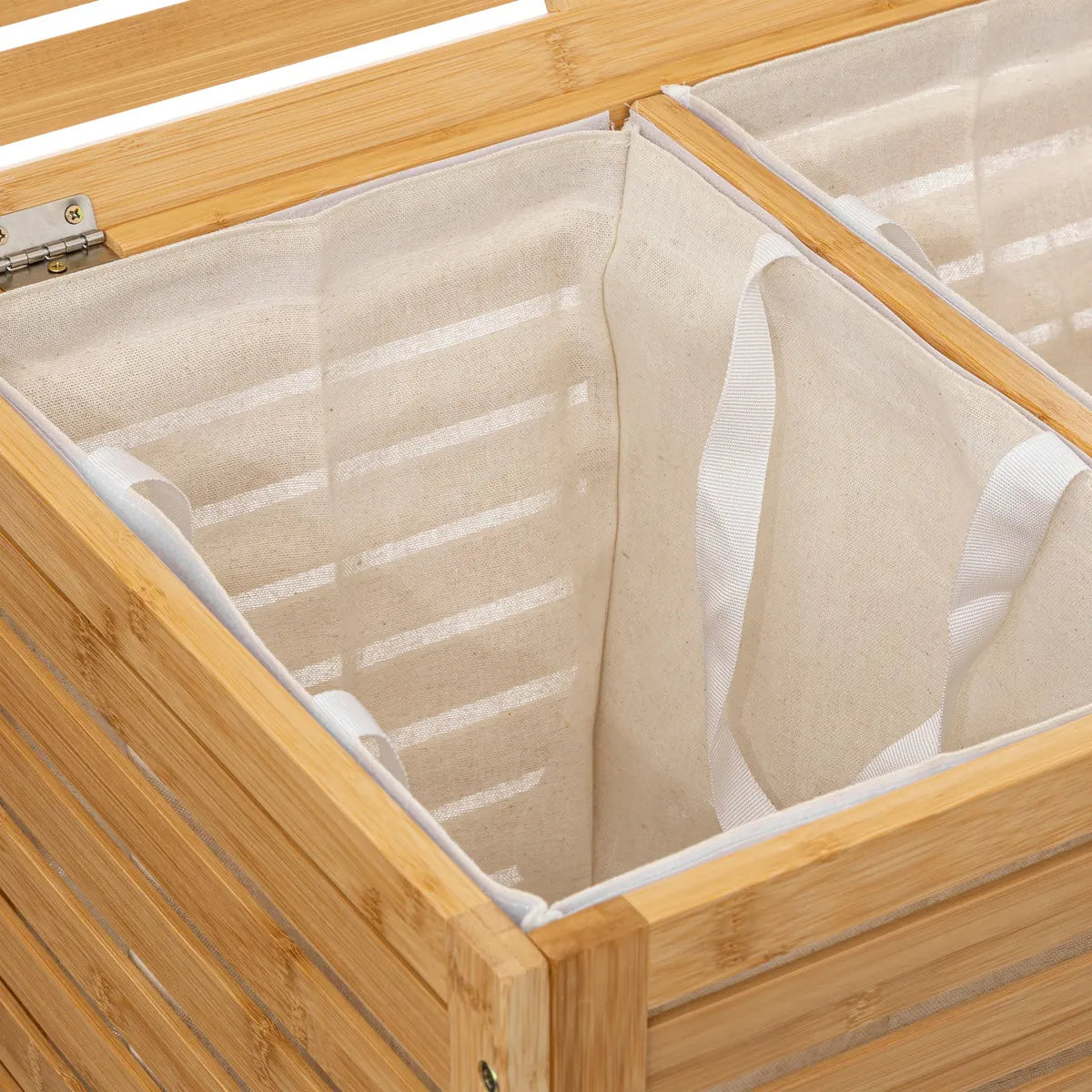 Coș de rufe 5five Sicla, Bambus, 100 l