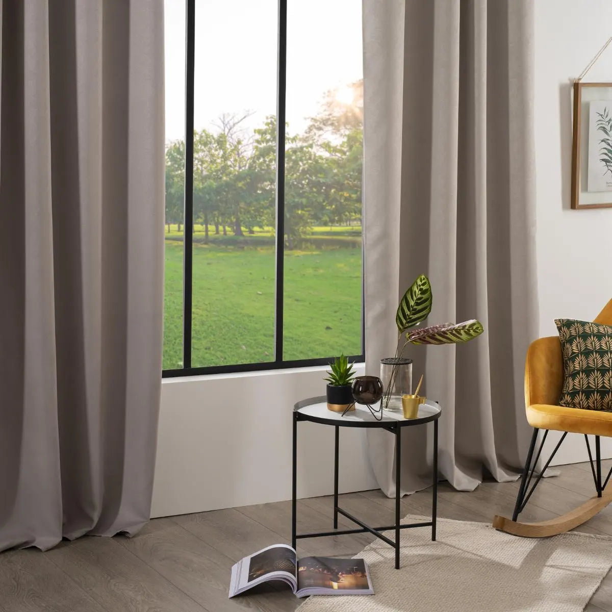 Perdea opacă Atmosphere Leaf, 140x260 cm