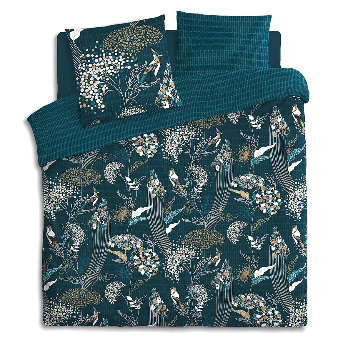 Lenjerie de pat Atmosphera Peacock, bumbac, 240x220 cm