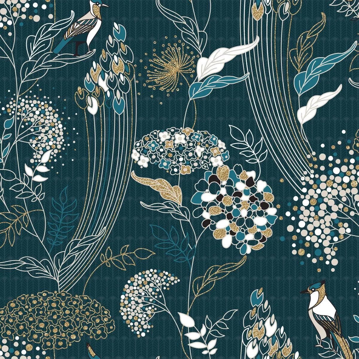 Lenjerie de pat Atmosphera Peacock, bumbac, 240x220 cm