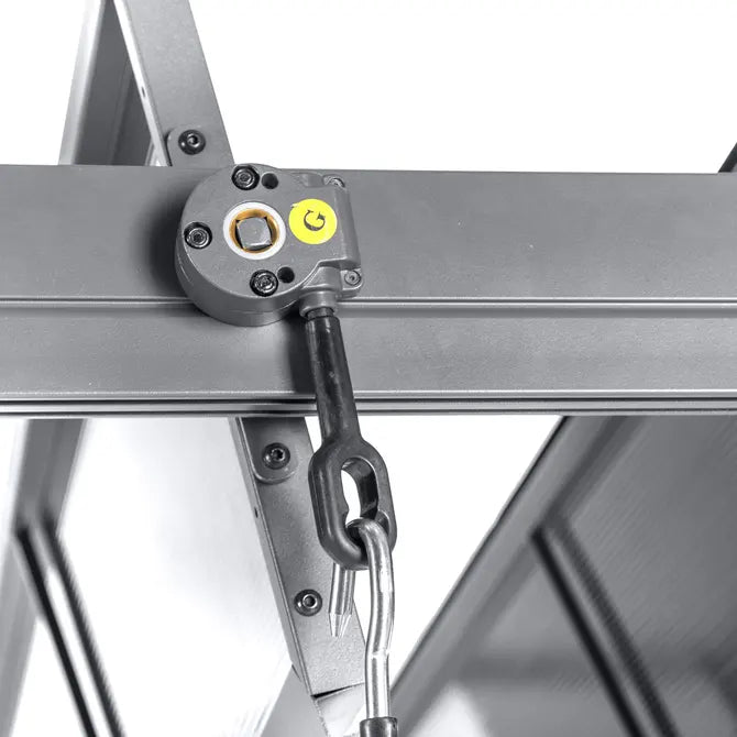 Ламелна беседка Hesperide Belize, Графит, 3.8x3 m