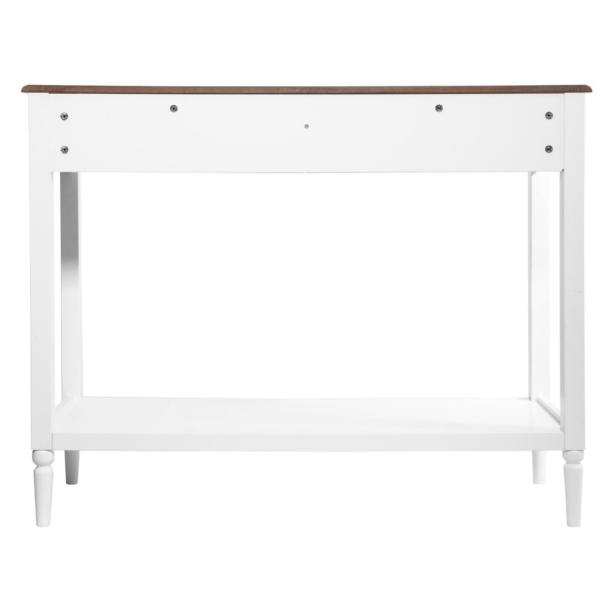 Masă consolă Atmosphera Solen, 110 cm, Alb