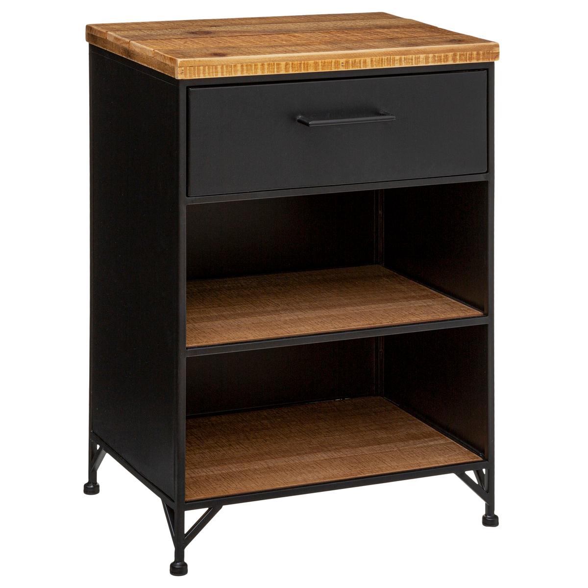 Noptieră Atmosphera Cierna, 64 cm, Negru