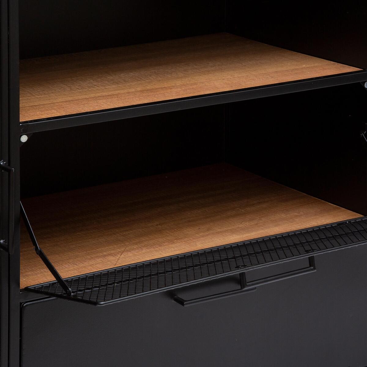 Dulap Atmosphera Cierna, 140x85 cm, Negru