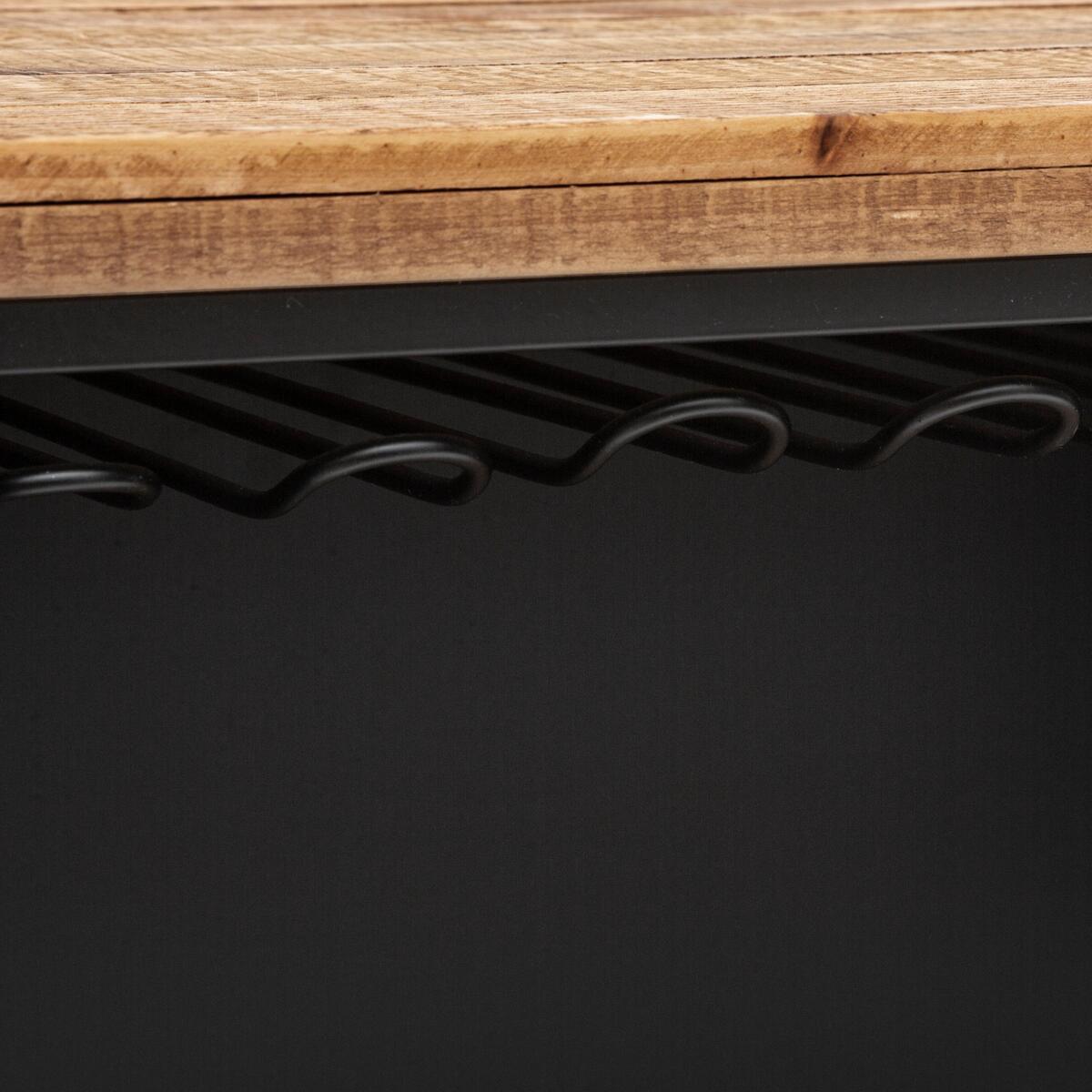 Dulap Atmosphera Cierna, 140x85 cm, Negru