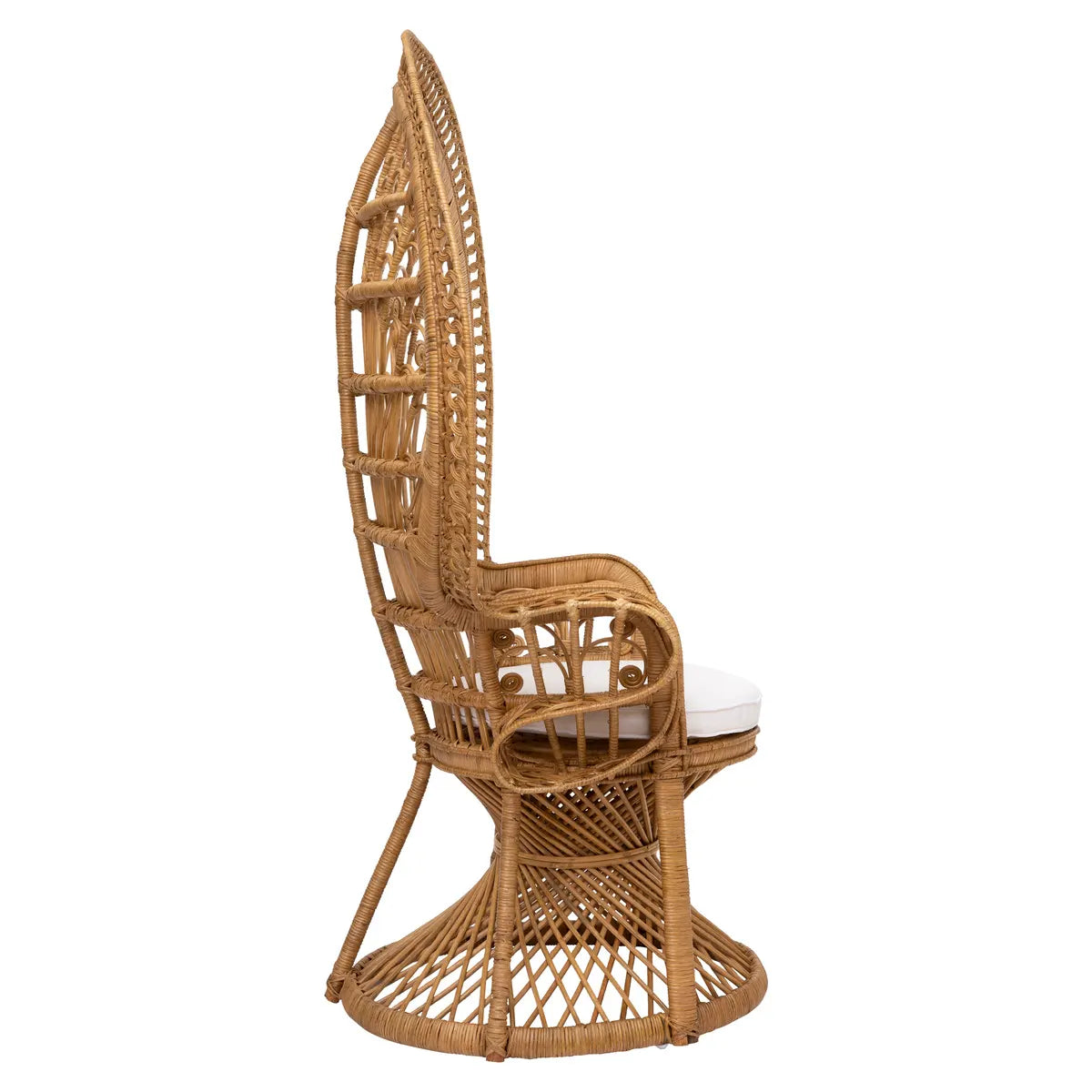 Atmosfera fotoliu Takta, Rattan, Alb