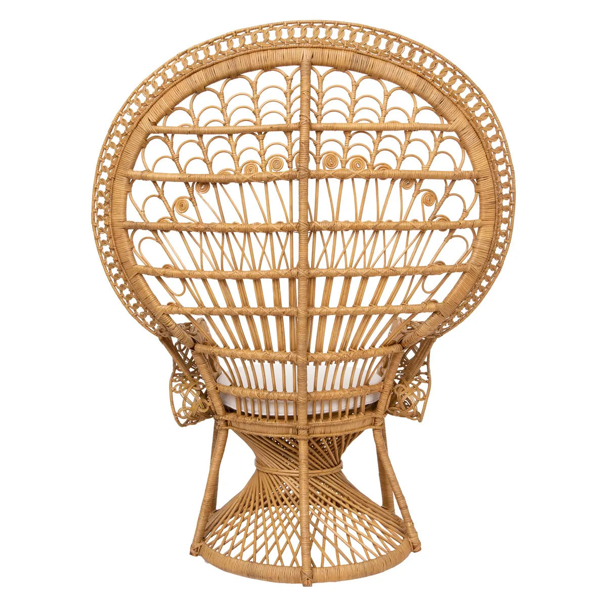 Atmosfera fotoliu Takta, Rattan, Alb