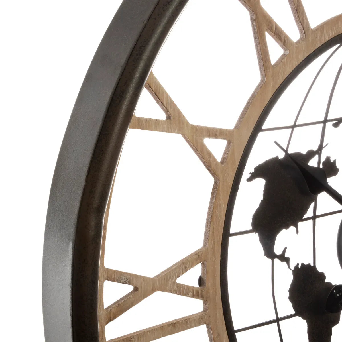 Ceas de perete Atmosphera Alessio, World, Ø67 cm, Metal