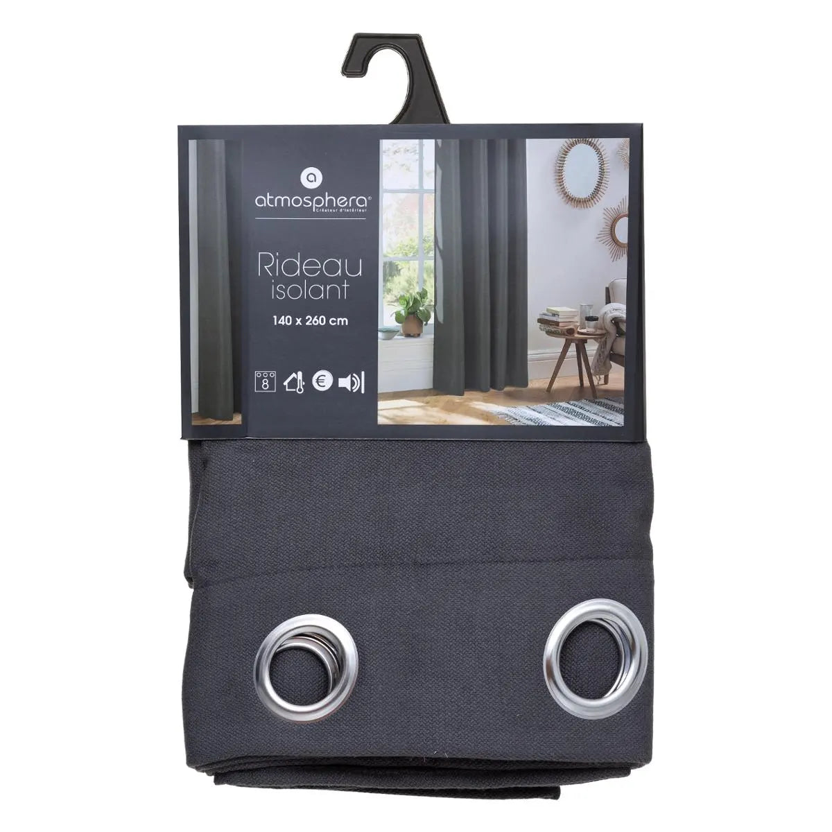 Cortina termică atmosferică Isa, 140x260 cm