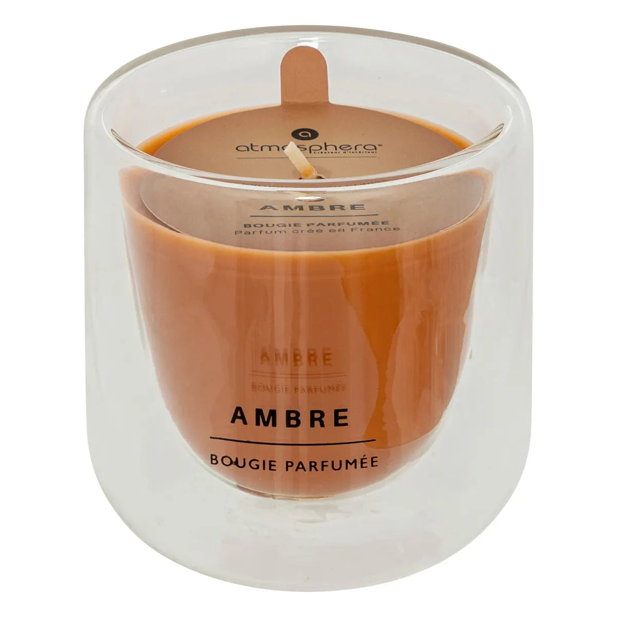 Lumânare parfumată Atmosphera Ilan, Sticlă, 130 g