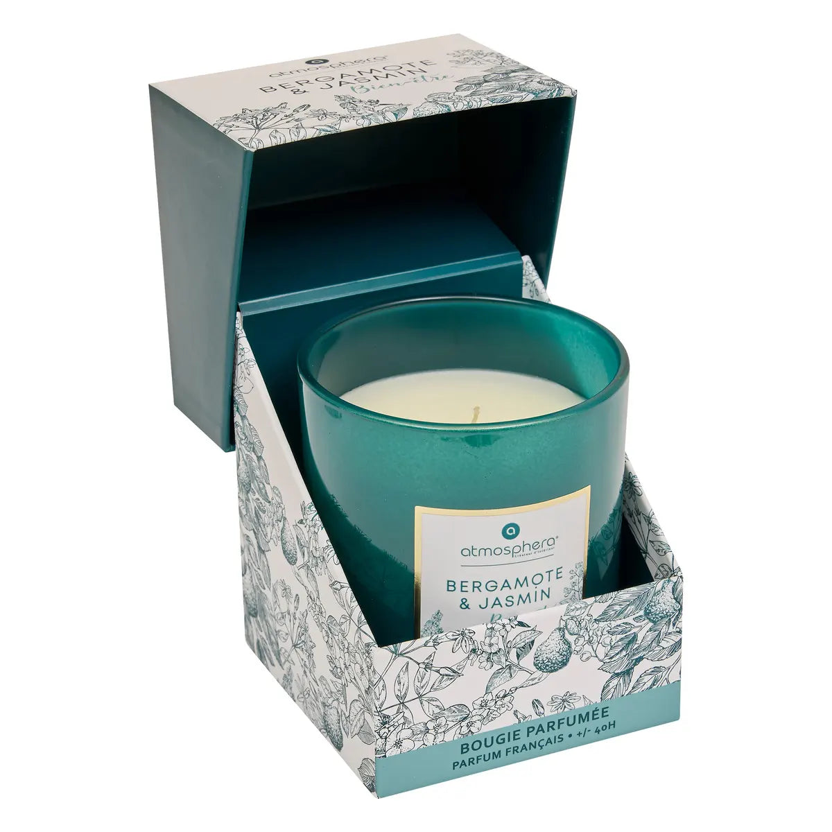 Lumânare parfumată Atmosphera Mael, Sticlă, 190 g