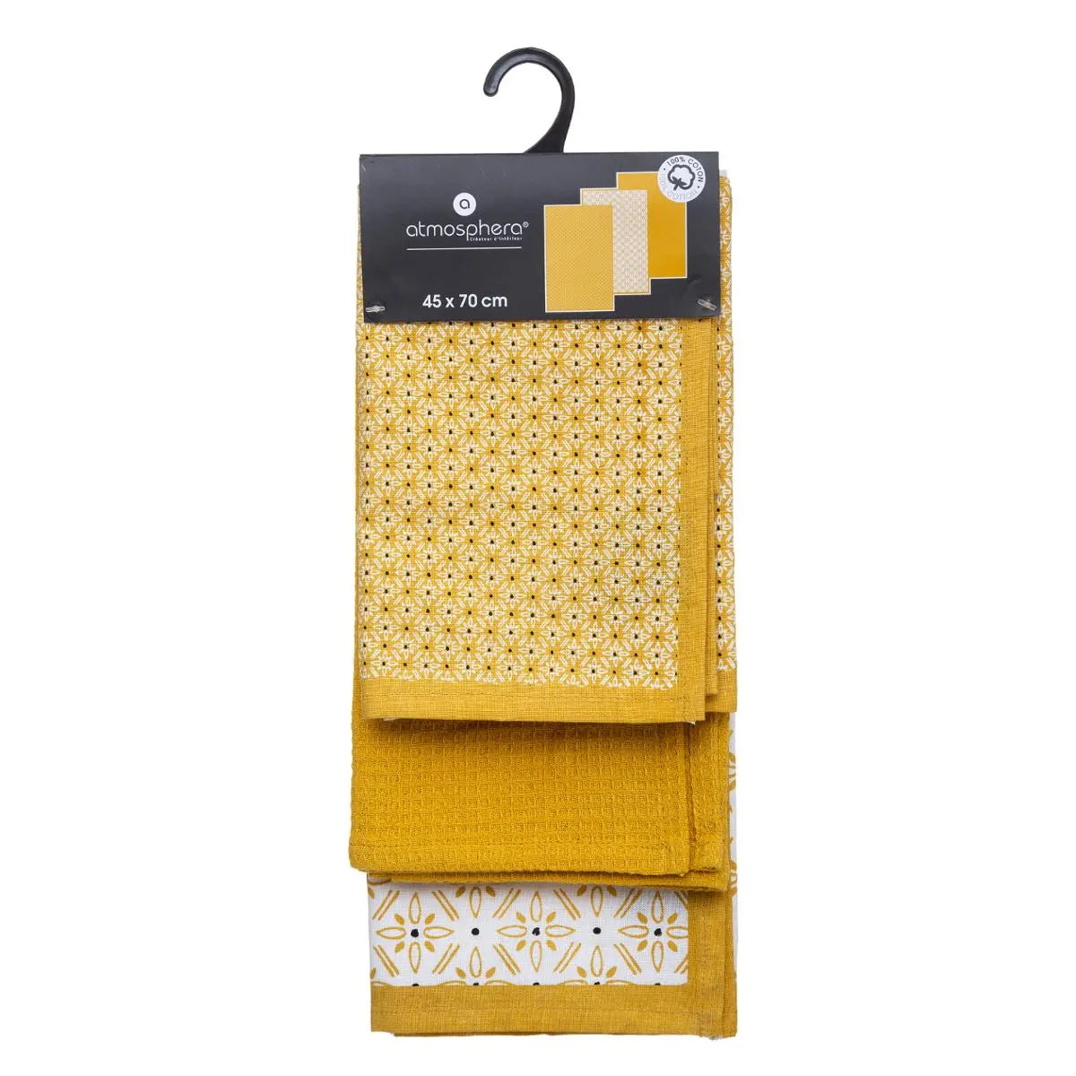 Set de prosoape Atmosphera, 45x70 cm, bumbac, 3 buc.