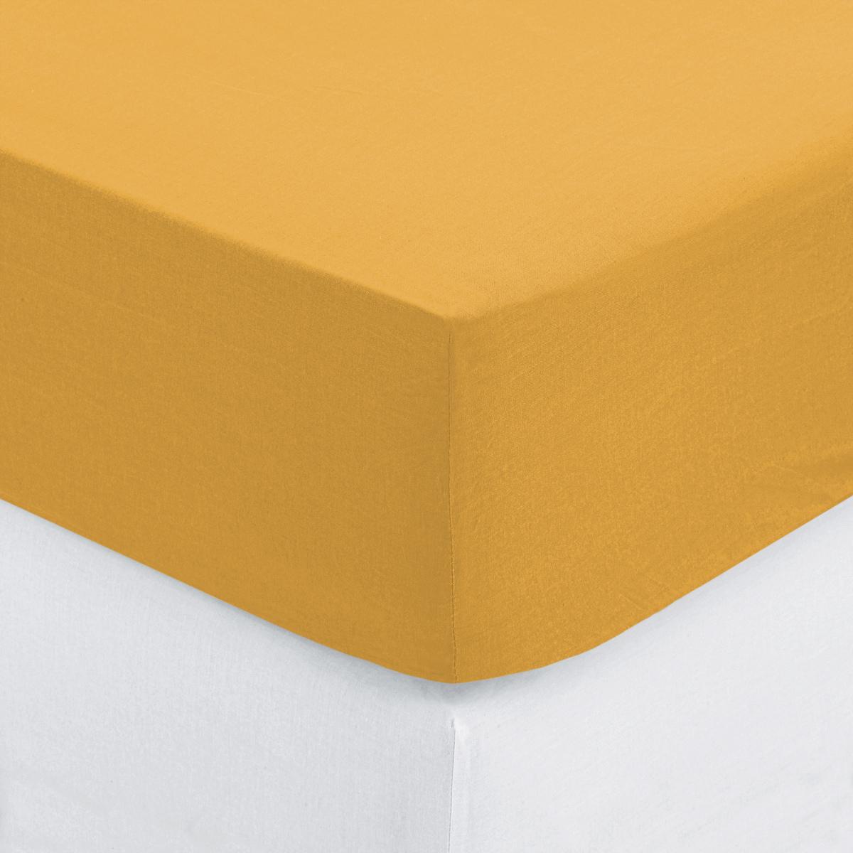 Cearșaf cu elastic Atmosphera, 160x200, Ocru